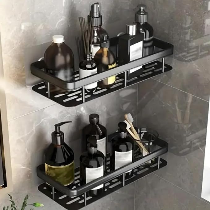 Wall Mounted Bathroom Shelves Rack Holder Stand for Bathroom