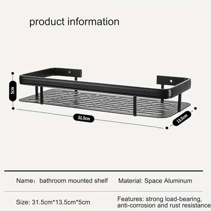 Wall Mounted Bathroom Shelves Rack Holder Stand for Bathroom