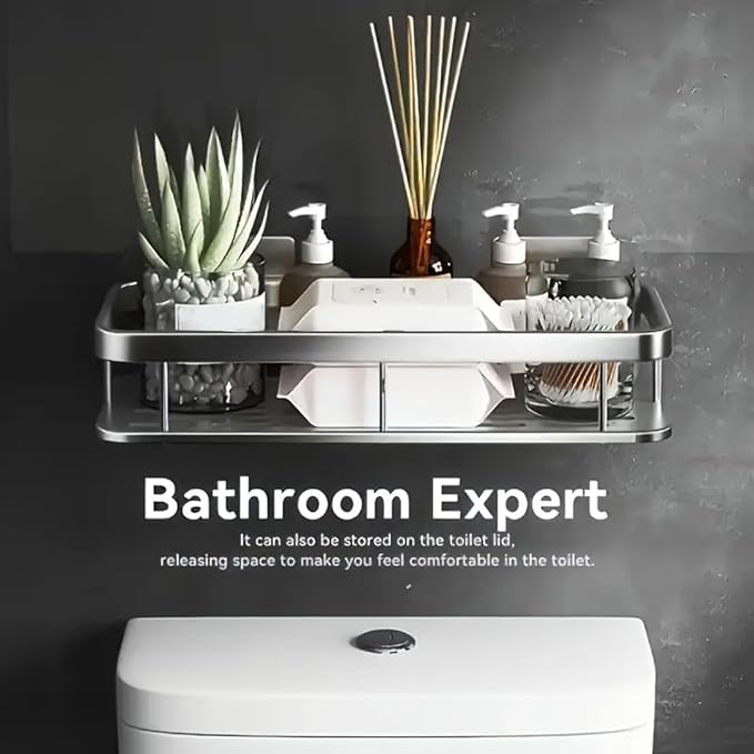 Wall Mounted Bathroom Shelves Rack Holder Stand for Bathroom