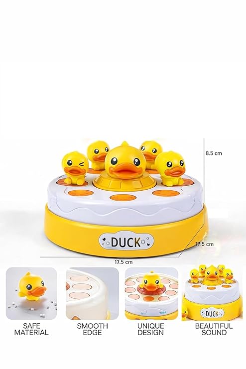 Dancing Jumping Duck Toy with Rotating Board