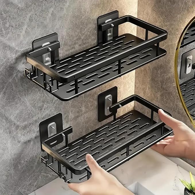 Wall Mounted Bathroom Shelves Rack Holder Stand for Bathroom