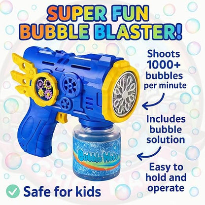 Bubble Gun Machine for Kids